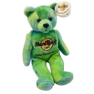 Hard Rock Cafe Collectible Bears San Francisco Monty Beara Tie-Dye Vintage 2001